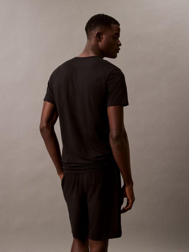 Black 3 Pack Lounge T-shirts  Men