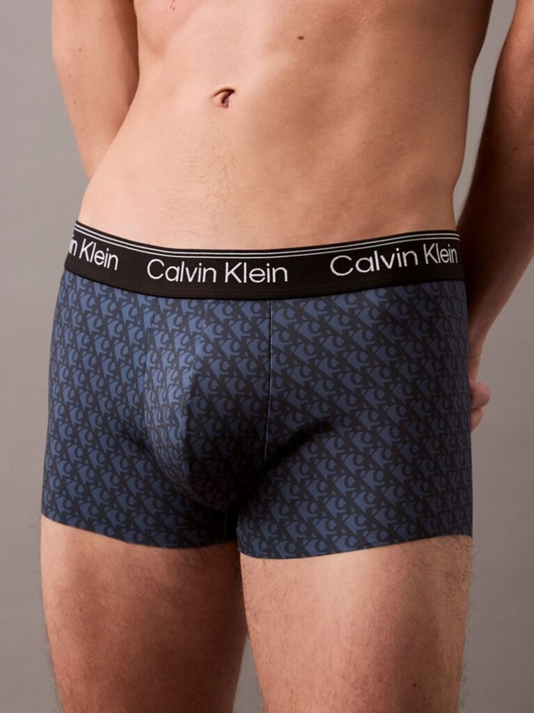 Blue Low Rise Trunks - Micro Stretch Cooling  Men