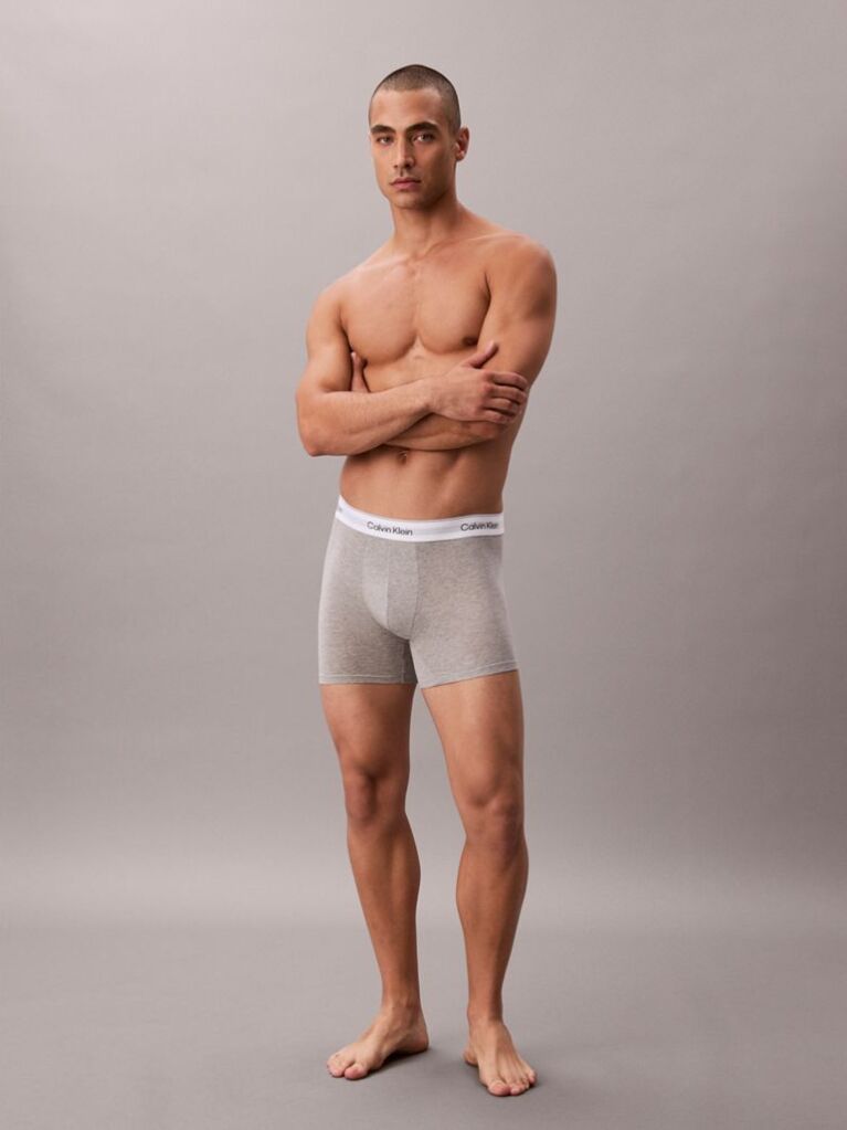 Multi 3 Pack Boxer Briefs - Icon Cotton Stretch  Men