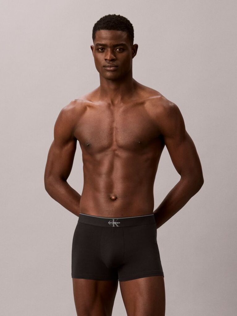 Multi Graphic Monogram Cotton Stretch Trunks  Men