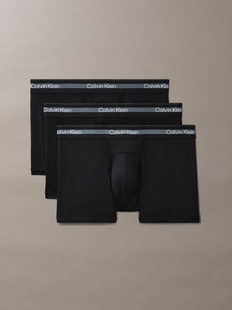 Black 3 Pack Trunks - Icon Active Mesh  Men