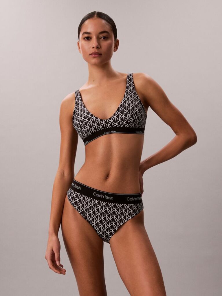 Black Bikini Bottoms - CK Icon  Women