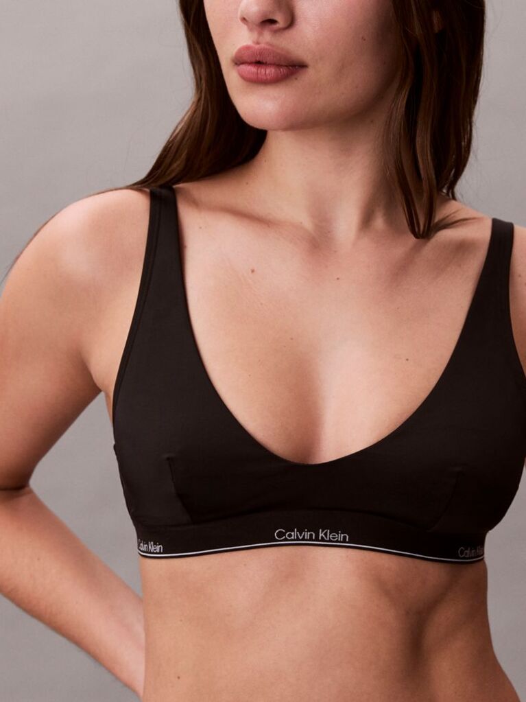 Black Bralette Bikini Top - CK Icon  Women