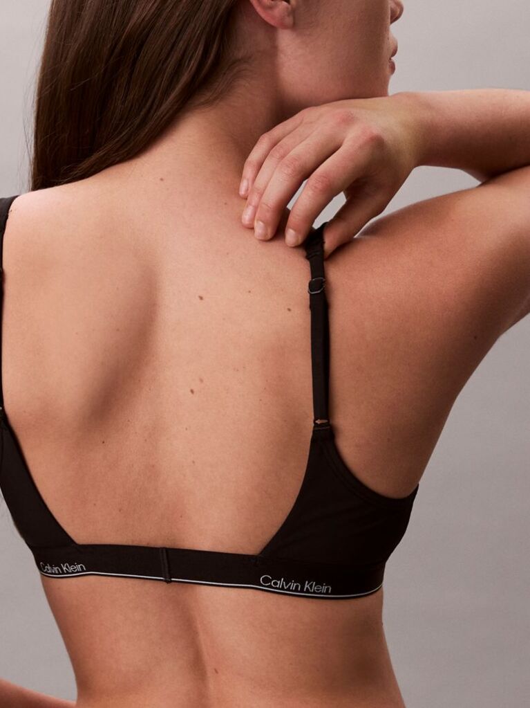 Black Bralette Bikini Top - CK Icon  Women