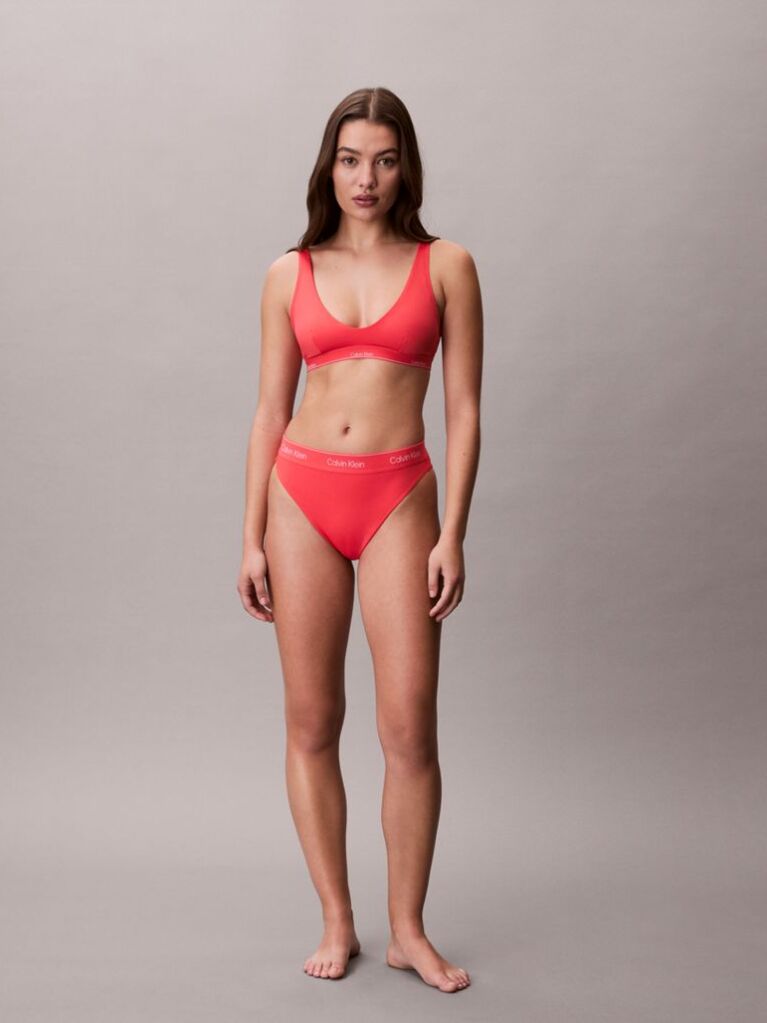 Pink Bralette Bikini Top - CK Icon  Women