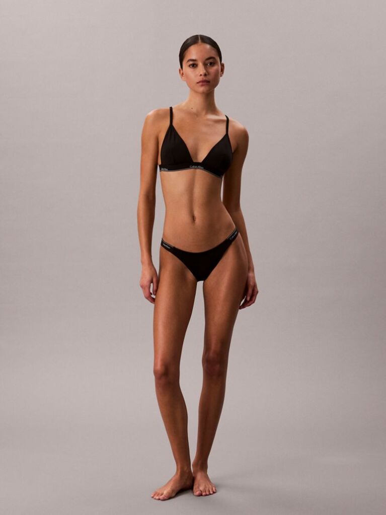 Black Triangle Bikini Top - CK Icon  Women