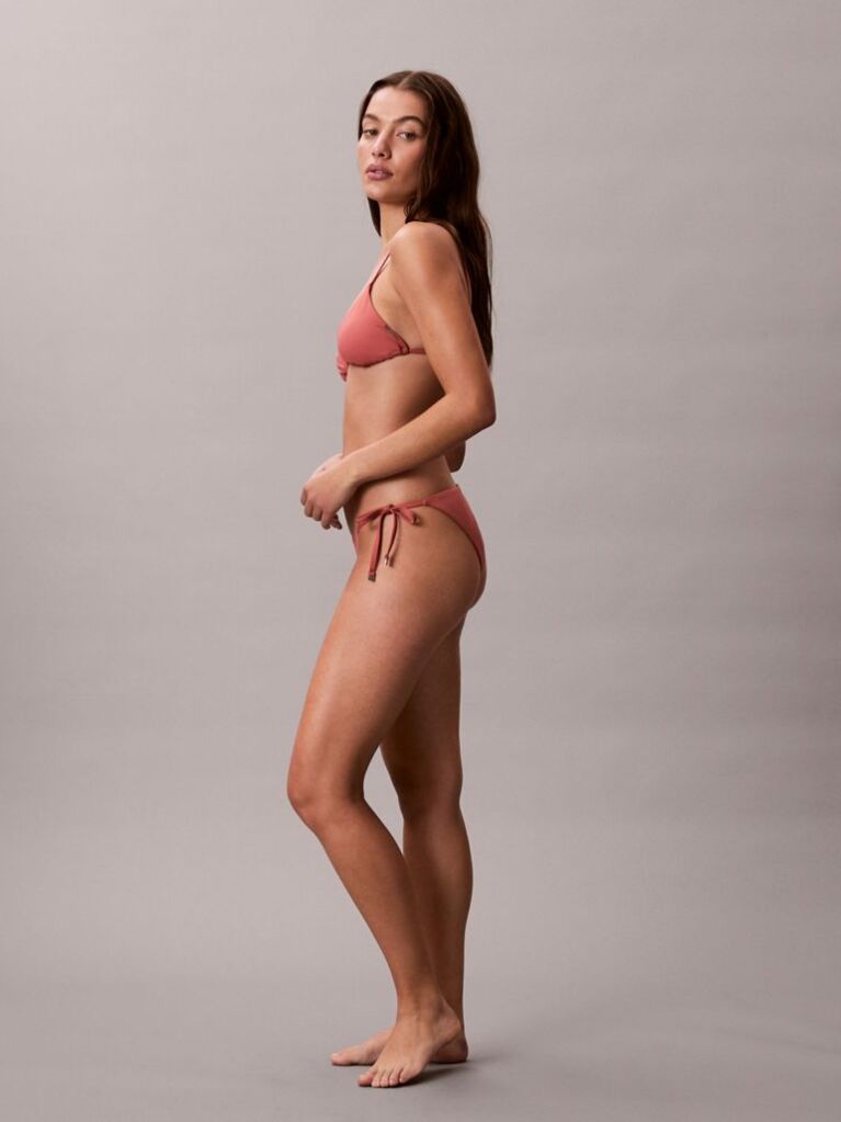 Red Triangle Bikini Top - CK Essentials  Women