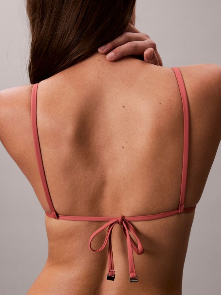 Red Triangle Bikini Top - CK Essentials  Women