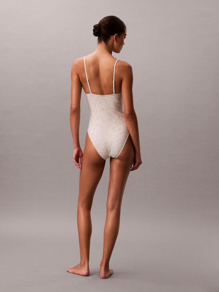 Grey Bandeau Swimsuit - CK Essentials  Women