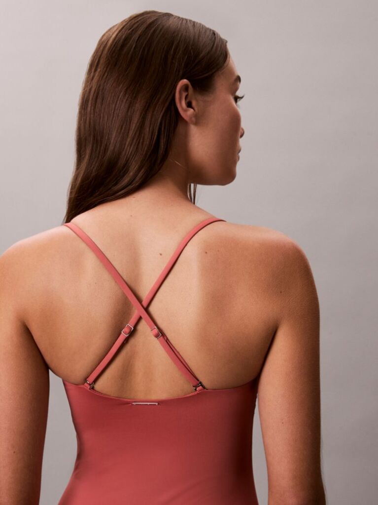Red Bandeau Swimsuit - CK Essentials  Women