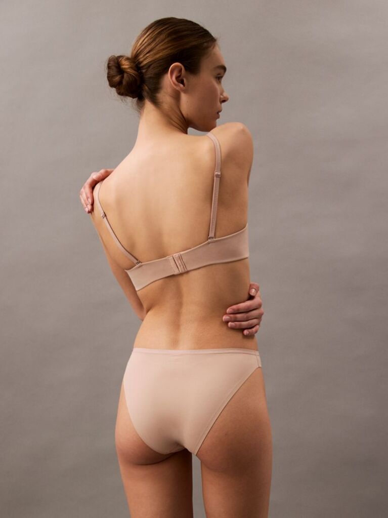 Beige Strapless Push Up Bra - Perfectly Fit  Women