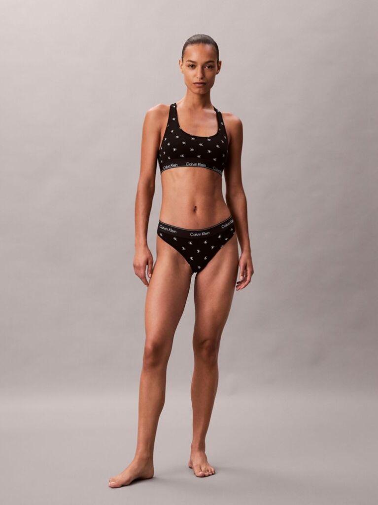 Black Thong - Icon Cotton Modal  Women
