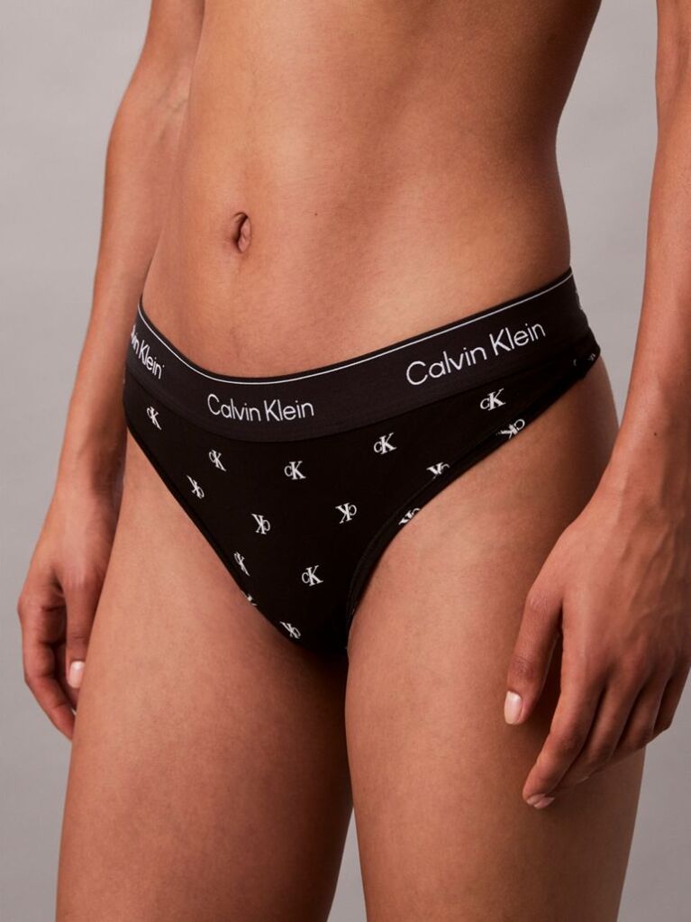 Black Thong - Icon Cotton Modal  Women