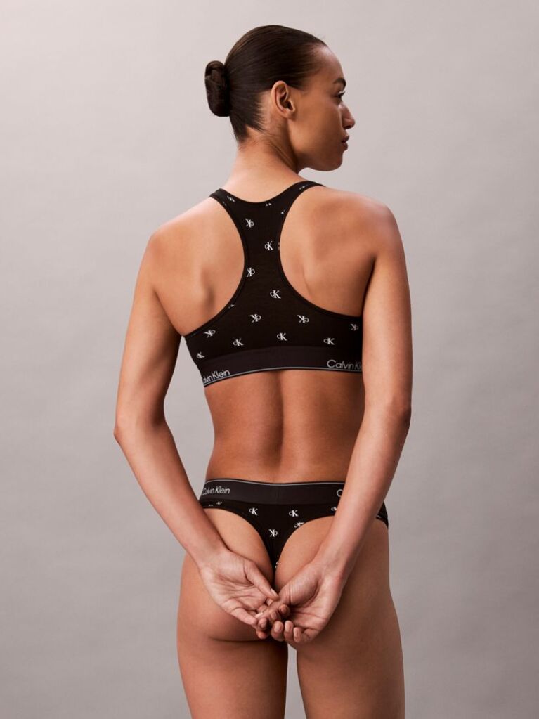Black Thong - Icon Cotton Modal  Women