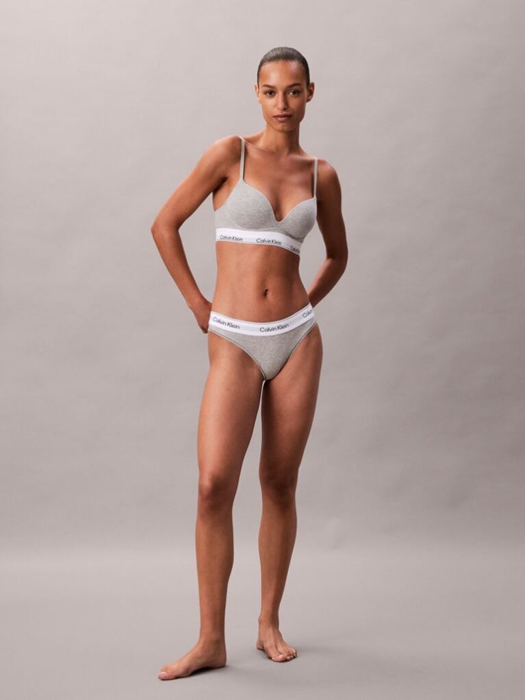 Grey Brazilian Briefs - Icon Cotton Modal  Women