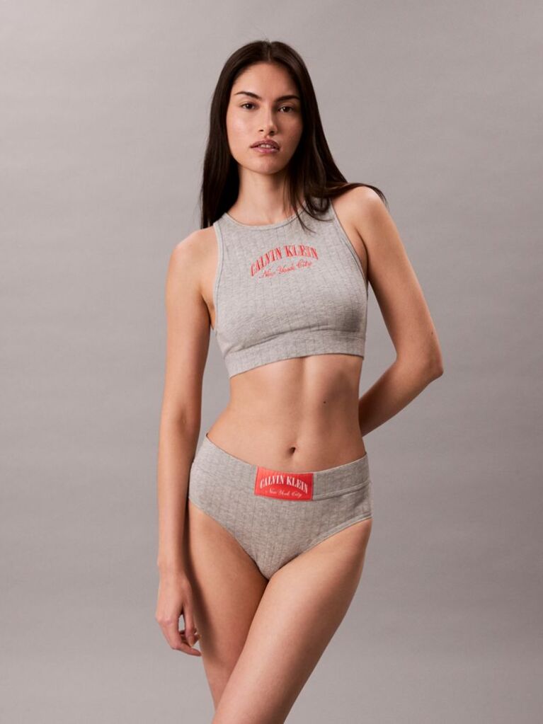 Grey Bralette - Heritage Classic Cotton  Women