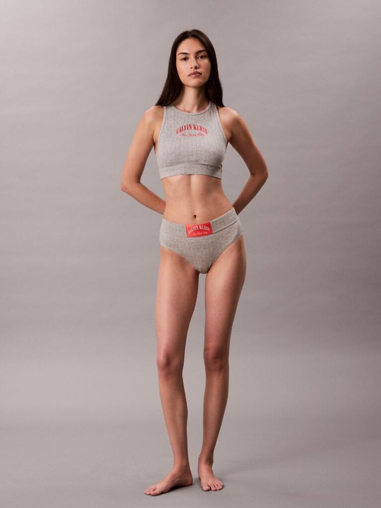 Grey Bralette - Heritage Classic Cotton  Women