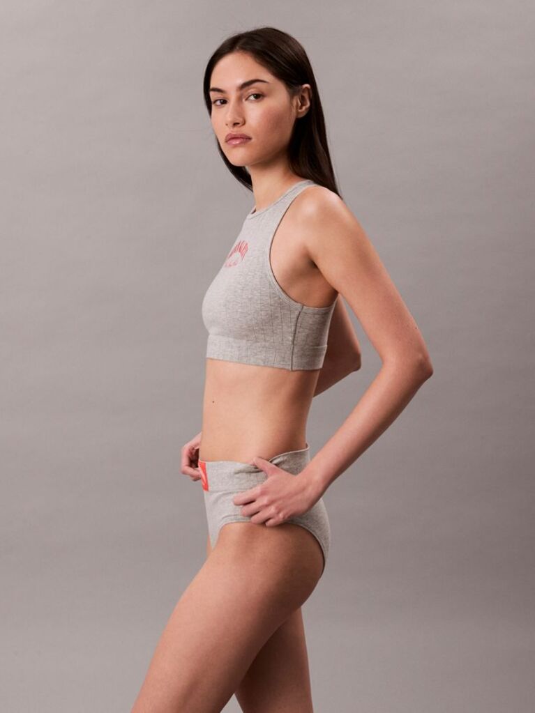 Grey Bralette - Heritage Classic Cotton  Women
