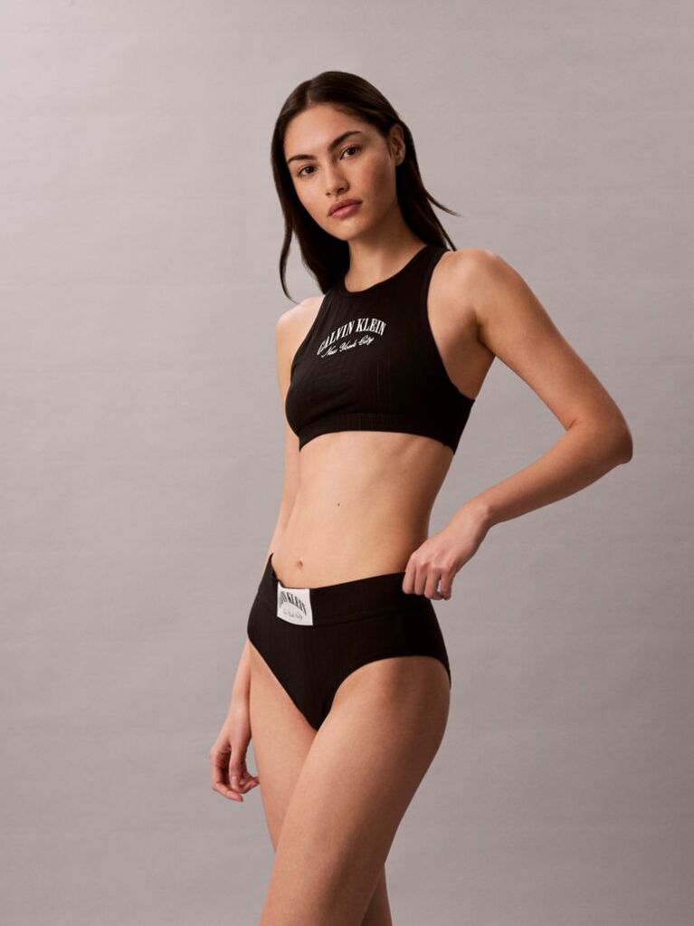 Black Bralette - Heritage Classic Cotton  Women