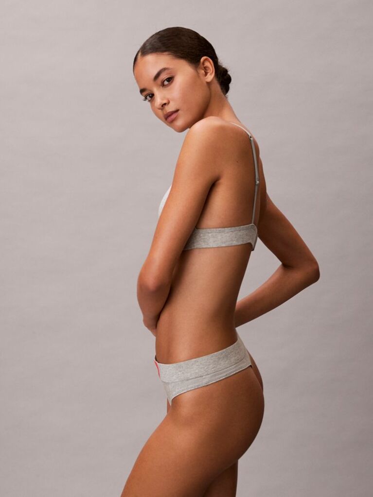 Grey Thong - Heritage Classic Cotton  Women