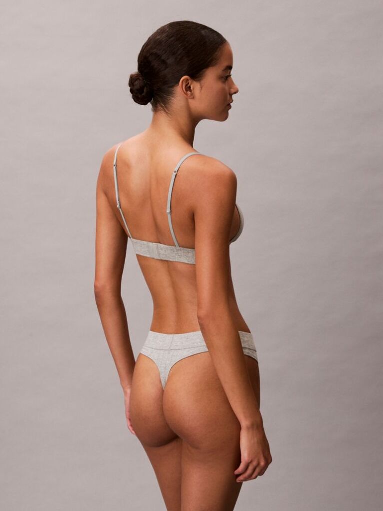 Grey Thong - Heritage Classic Cotton  Women