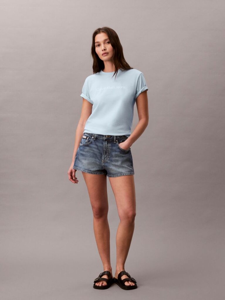 Blue Short Sleeve T-Shirt  Women