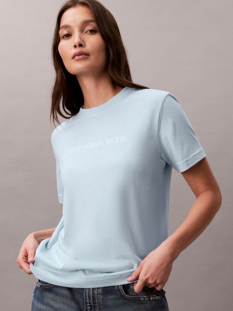 Blue Short Sleeve T-Shirt  Women