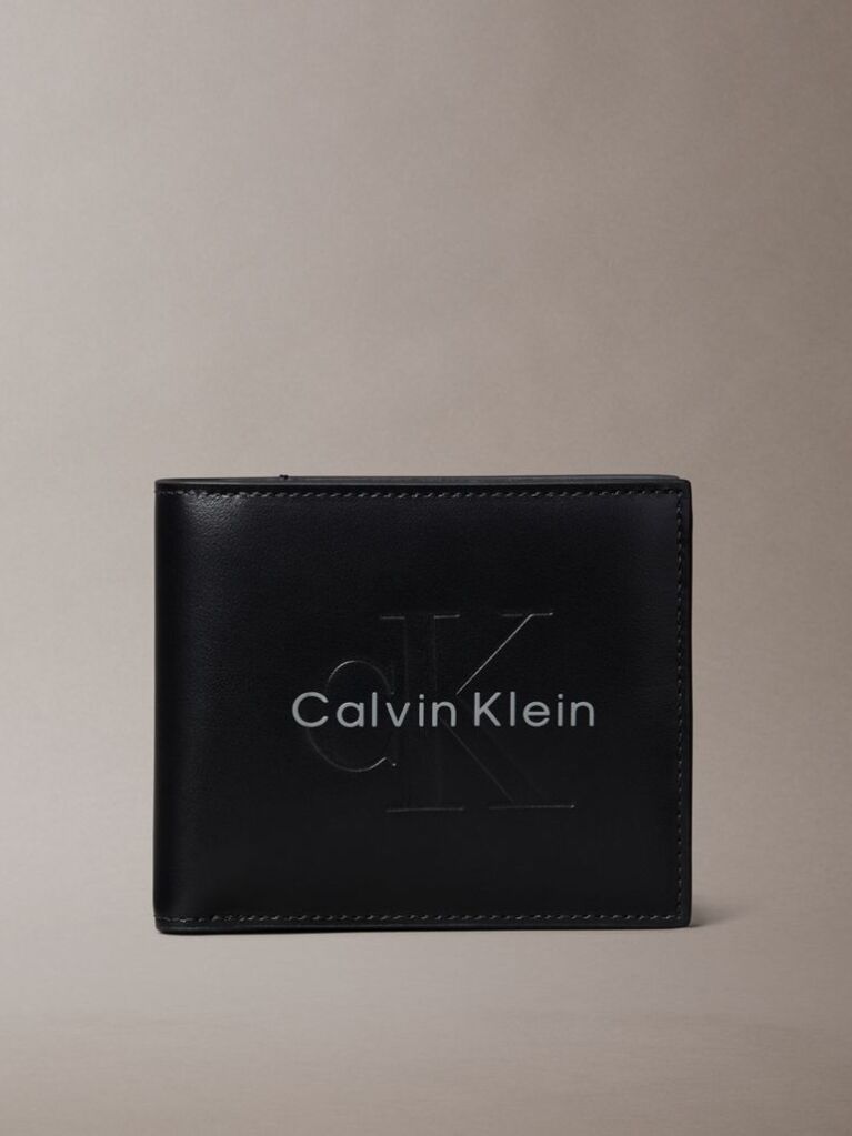 Black Nappa Leather RFID Billfold Wallet  Men