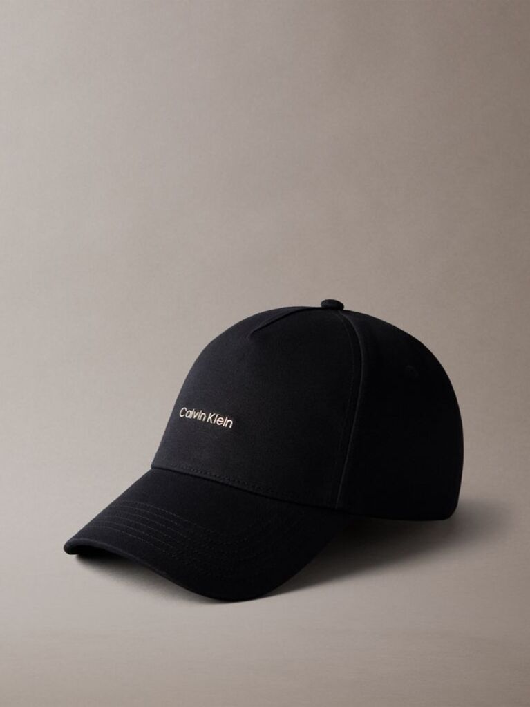 Black UV Cotton Twill Adjustable Cap  Men