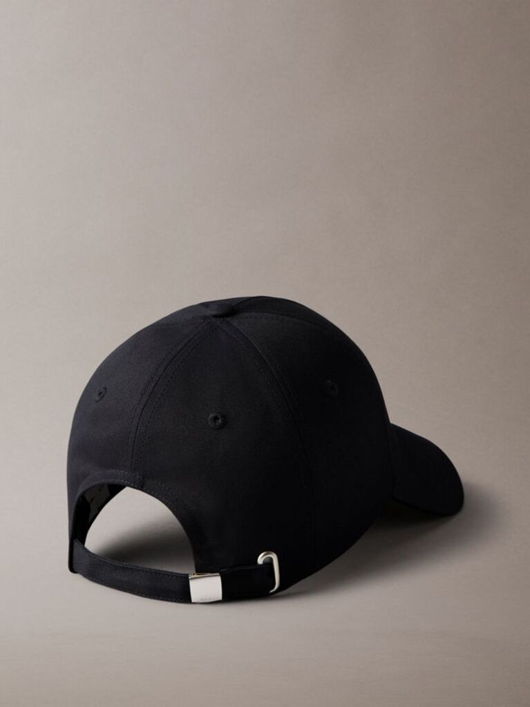 Black UV Cotton Twill Adjustable Cap  Men