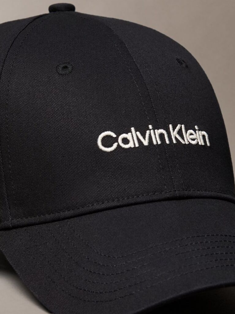 Black Cotton Twill Adjustable Cap  Women