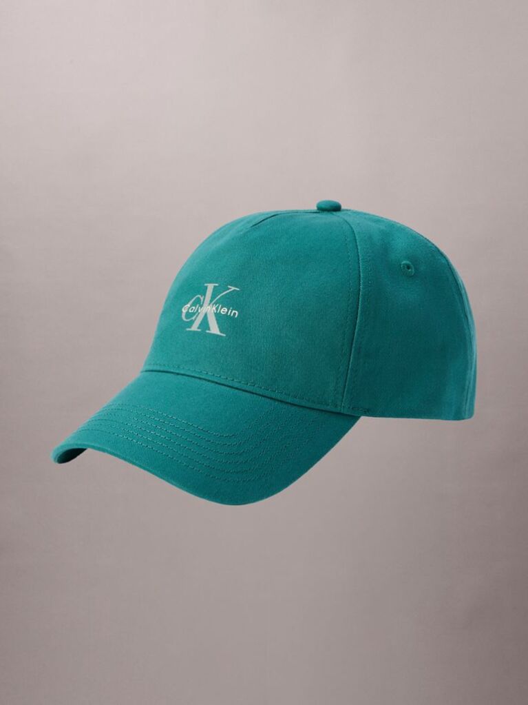 Green Printed Baseball Cap  Men