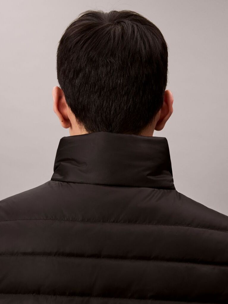 Black Puffer Vest  Men
