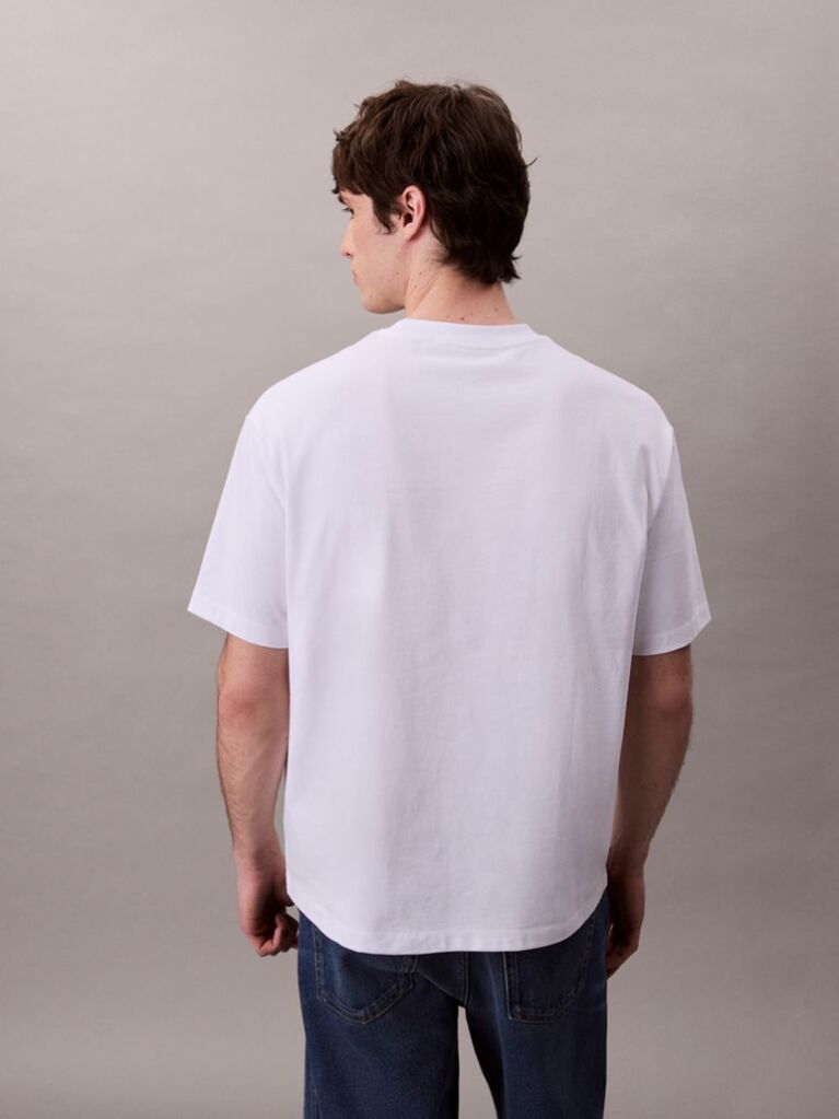 White Short Sleeve T-Shirt  Men