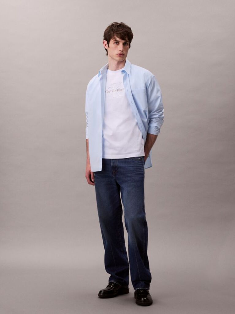 White Short Sleeve T-Shirt  Men