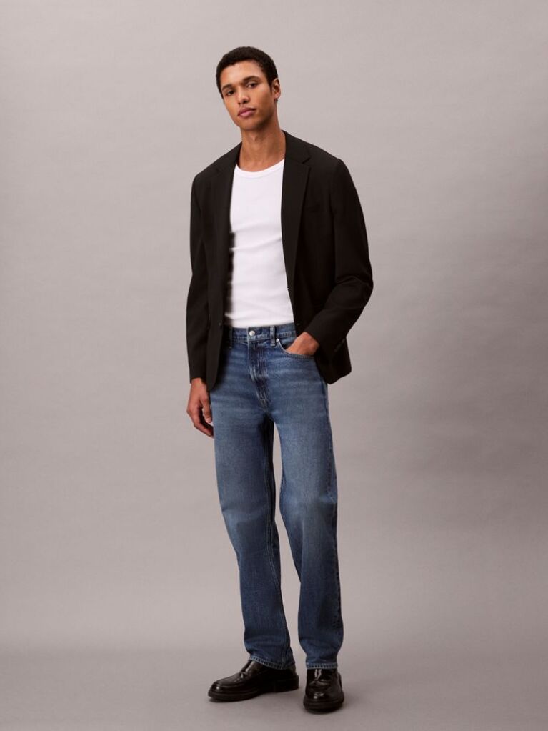 Denim Standard Straight Jeans  Men