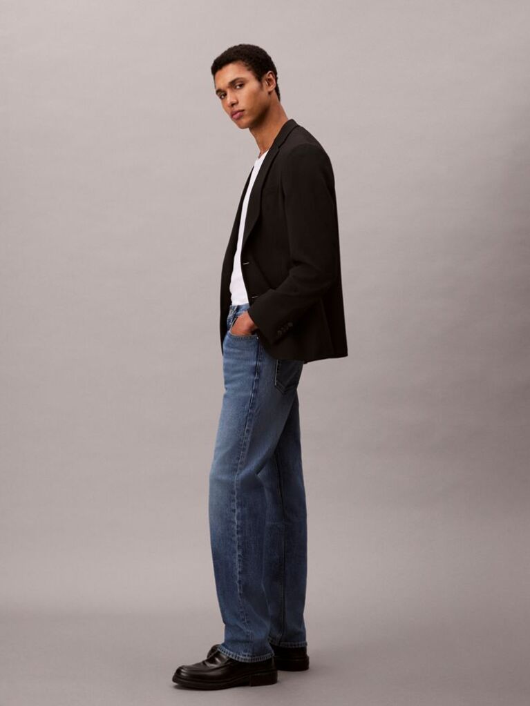 Denim Standard Straight Jeans  Men