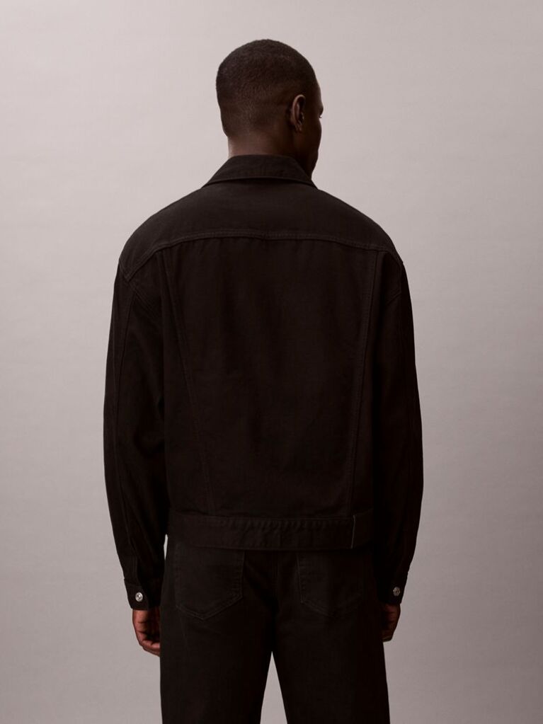 Black 90s Denim Jacket  Men