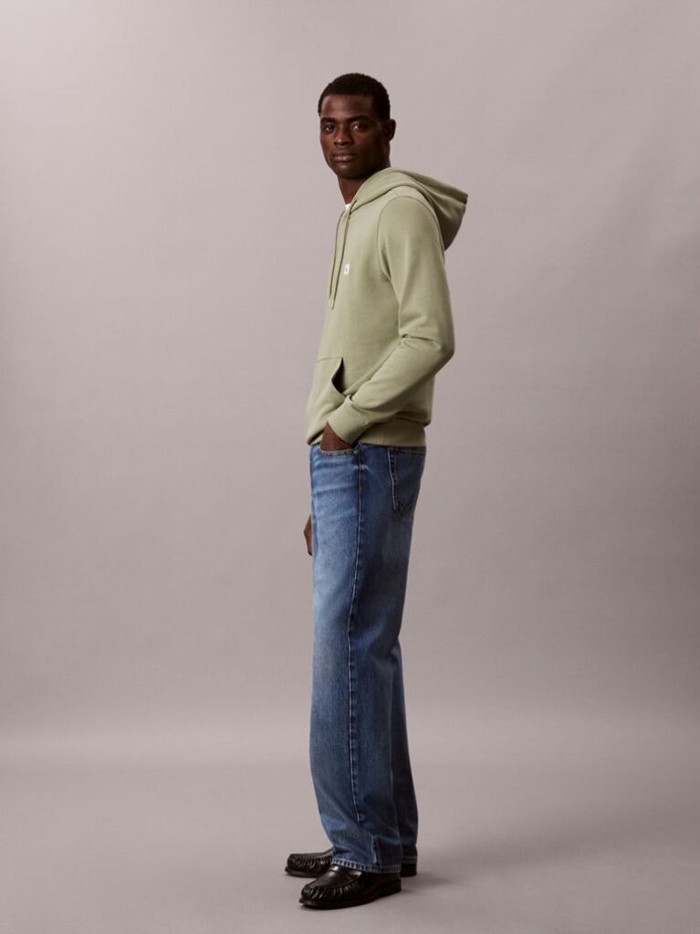 Green Slim Technical Fabric Trousers  Men