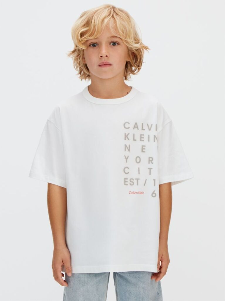 White Logo T-shirt  Boys