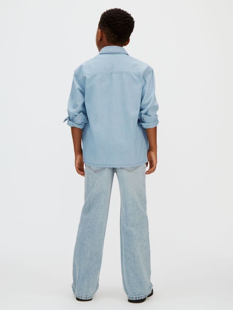 Denim Woven Chambray Shirt  Boys