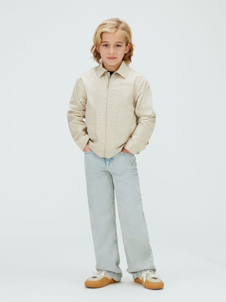 Beige Ripstop Jacket  Boys