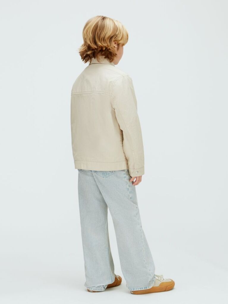 Beige Ripstop Jacket  Boys