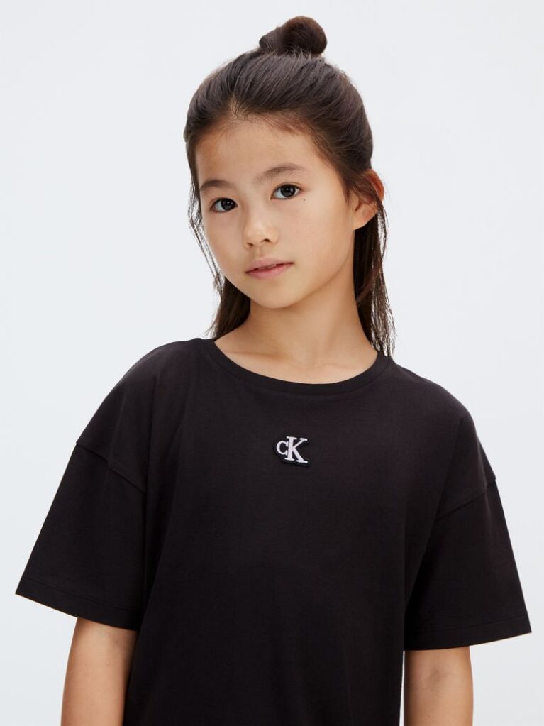 Black T-shirt Dress  Girls
