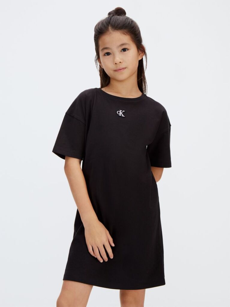 Black T-shirt Dress  Girls