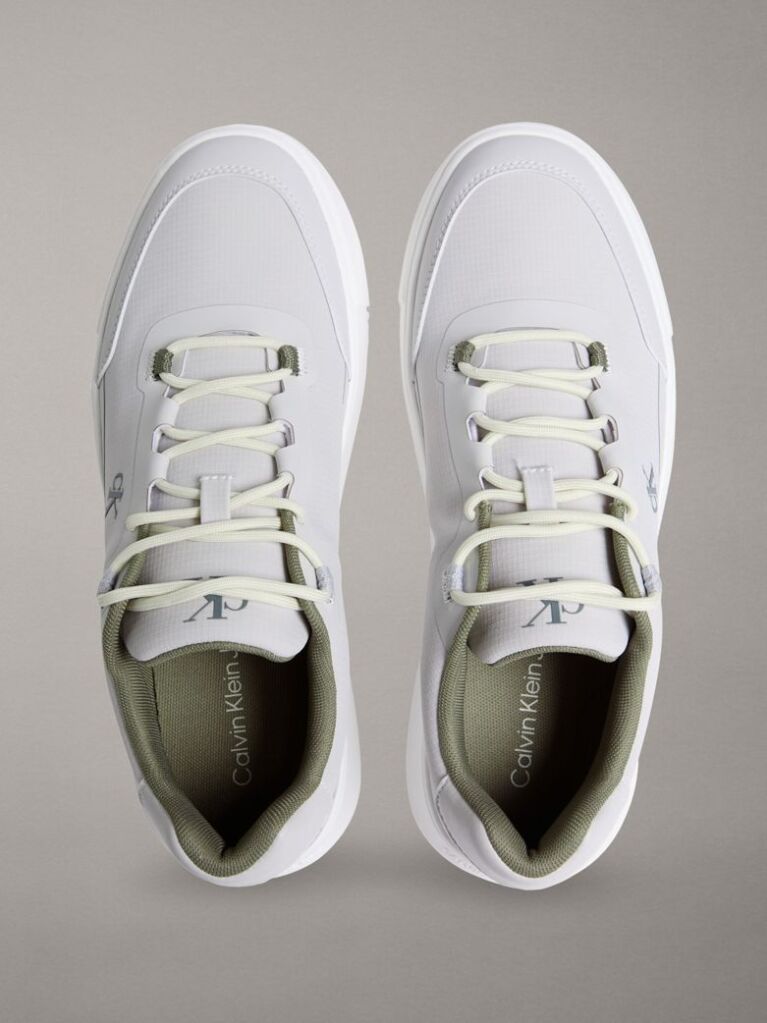 White Ripstop Trainers  Men