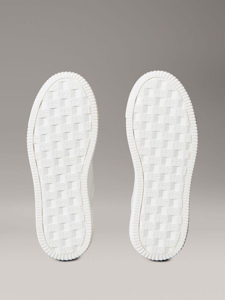 White Leather Trainers  Men