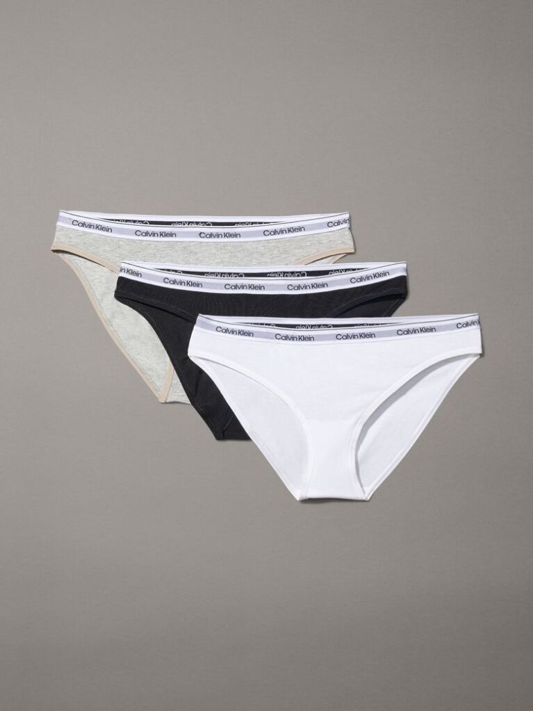 Multi 3 Pack Low Rise Bikini Briefs  Women