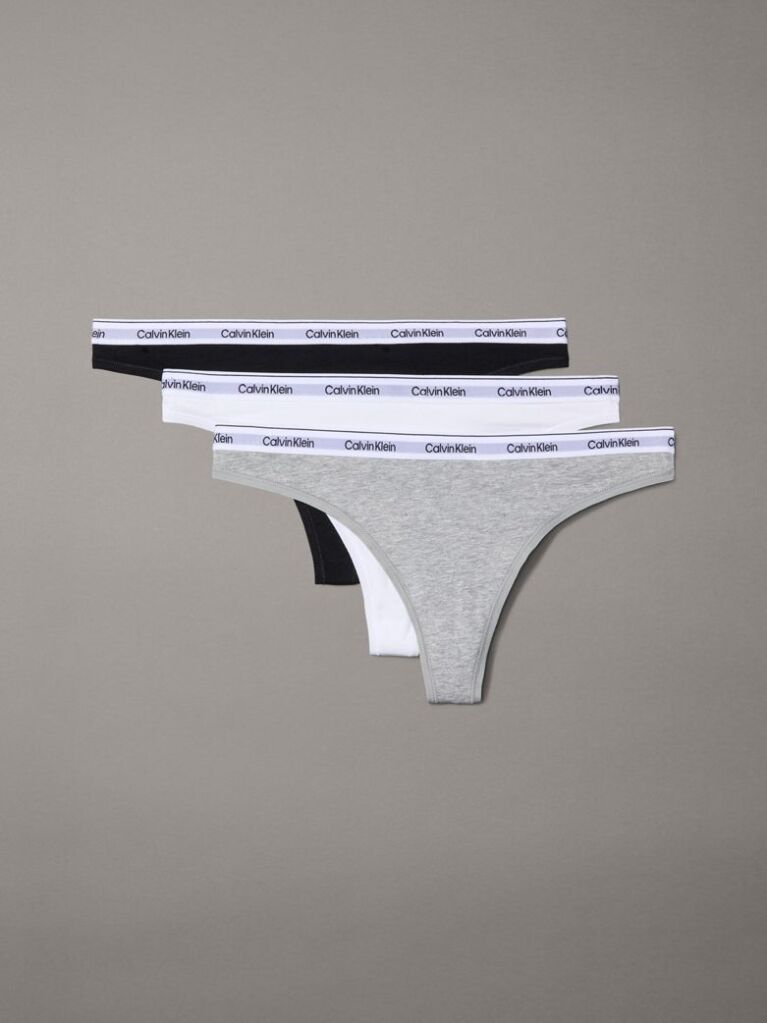 Multi 3 Pack Thongs - Icon Logo  Women