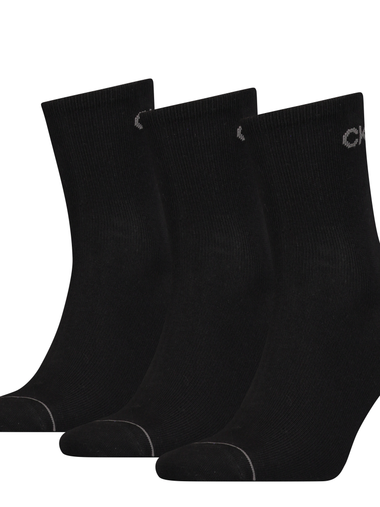 Black 3 Pack Men Short Socks  Men